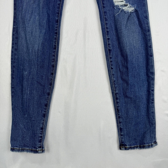 Universal Thread High Rise Skinny Distressed Womens Blue Jeans Size 8/29R - Picture 6 of 16